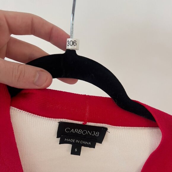 306 Carbon38 Colorblock Cardigan | Size Small - Picture 3 of 5